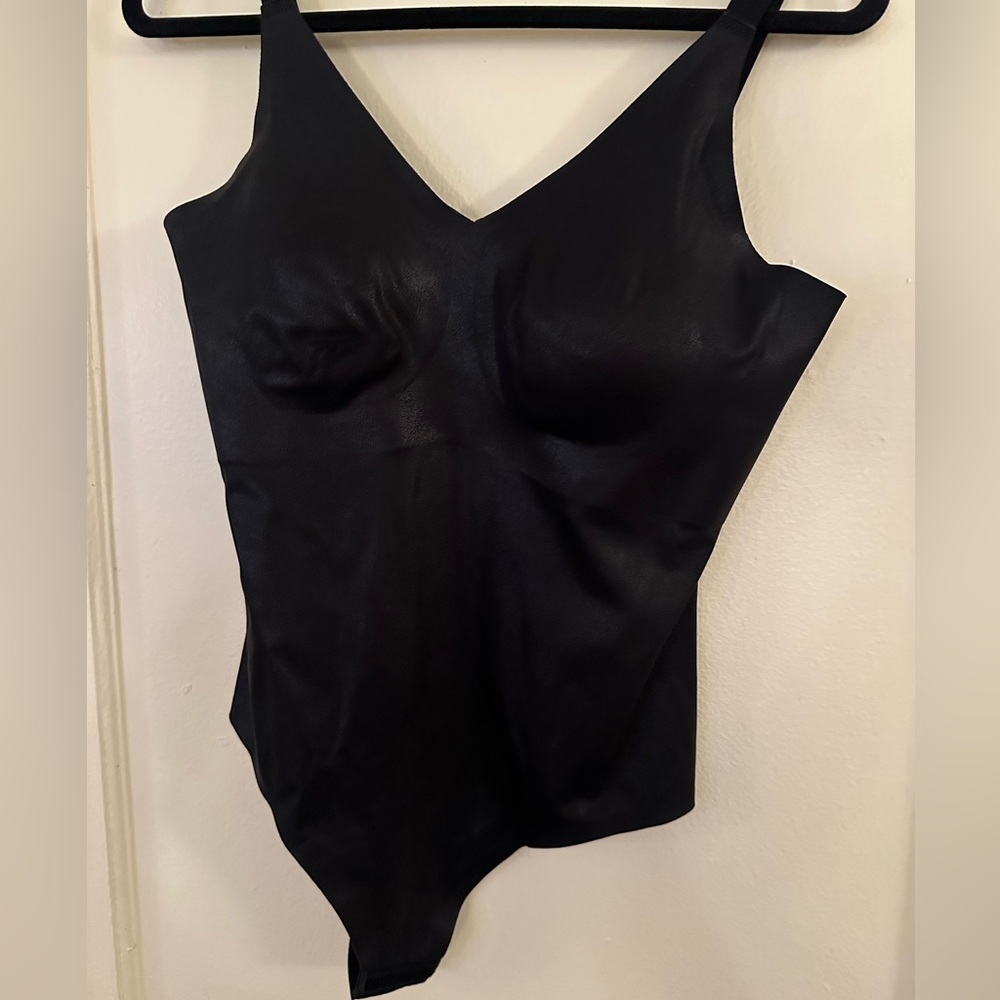 Knix Faux Leather Bodysuit